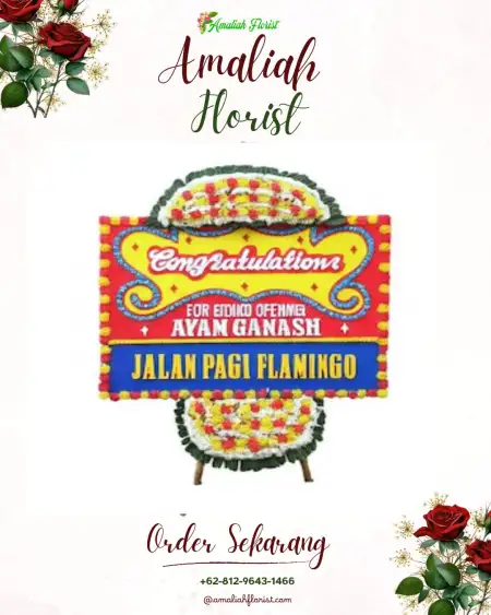 Sewa Papan Bunga Klangon